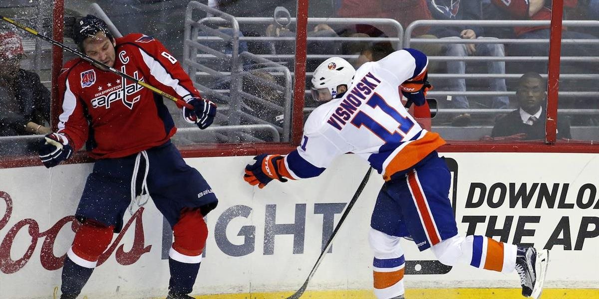 NHL: Višňovského asistencia nepomohla, Washington zdolal Islanders 4:3