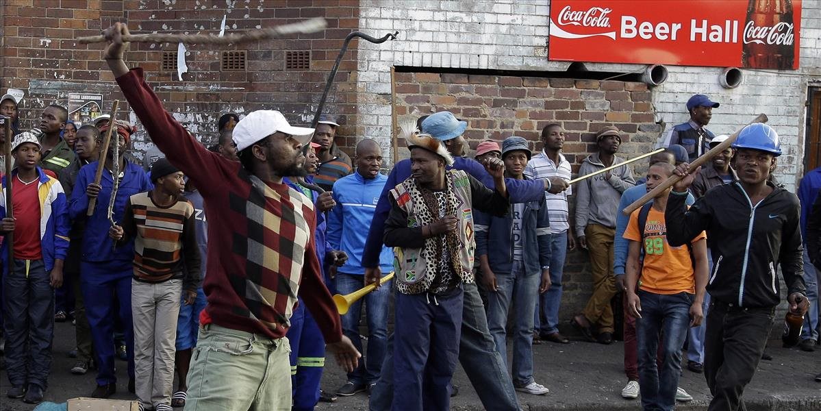 V Johannesburgu pokračovali násilnosti proti prisťahovalcom