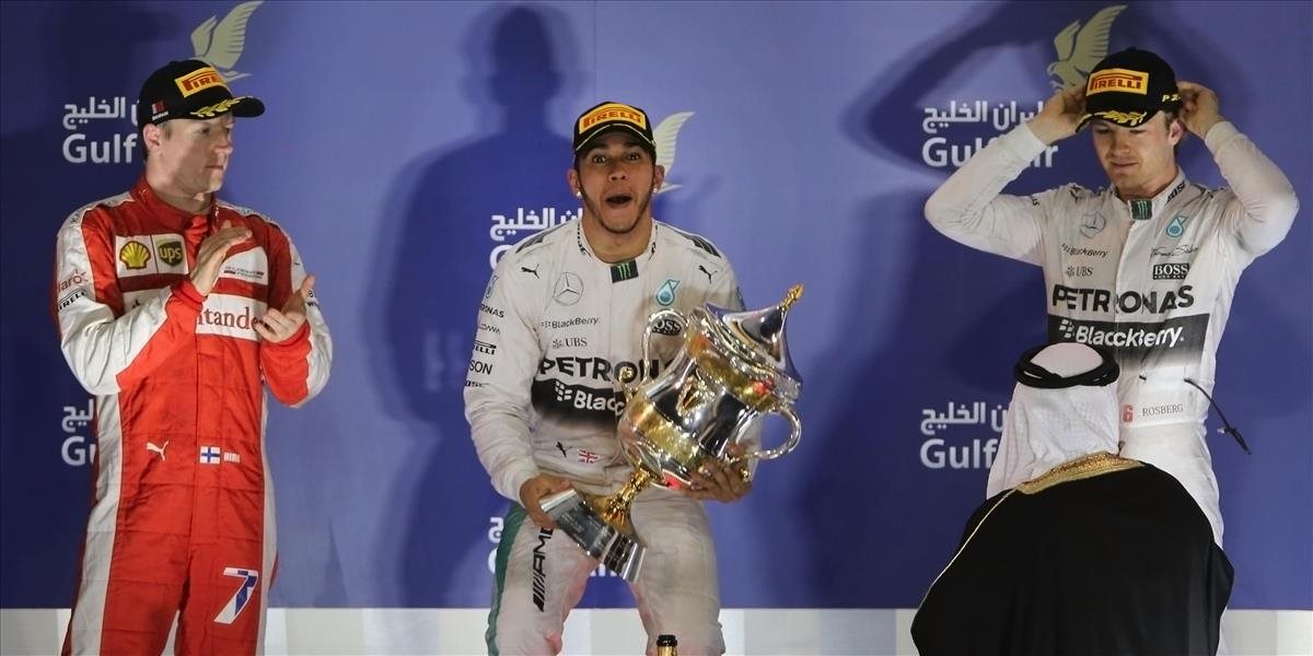 F1: Hamilton v Bahrajne obhájil minulý rok a získal 3. triumf v sezóne