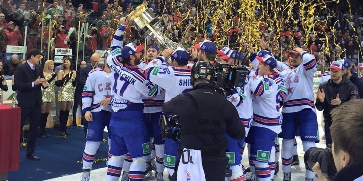 KHL: Petrohrad vyhral piate finále a premiérovo získal Gagarinov pohár