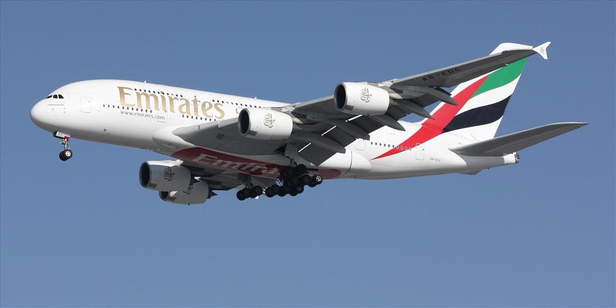 Na pražskom letisku pristane najväčšie dopravné lietedlo - A380 spoločnosti Emirates