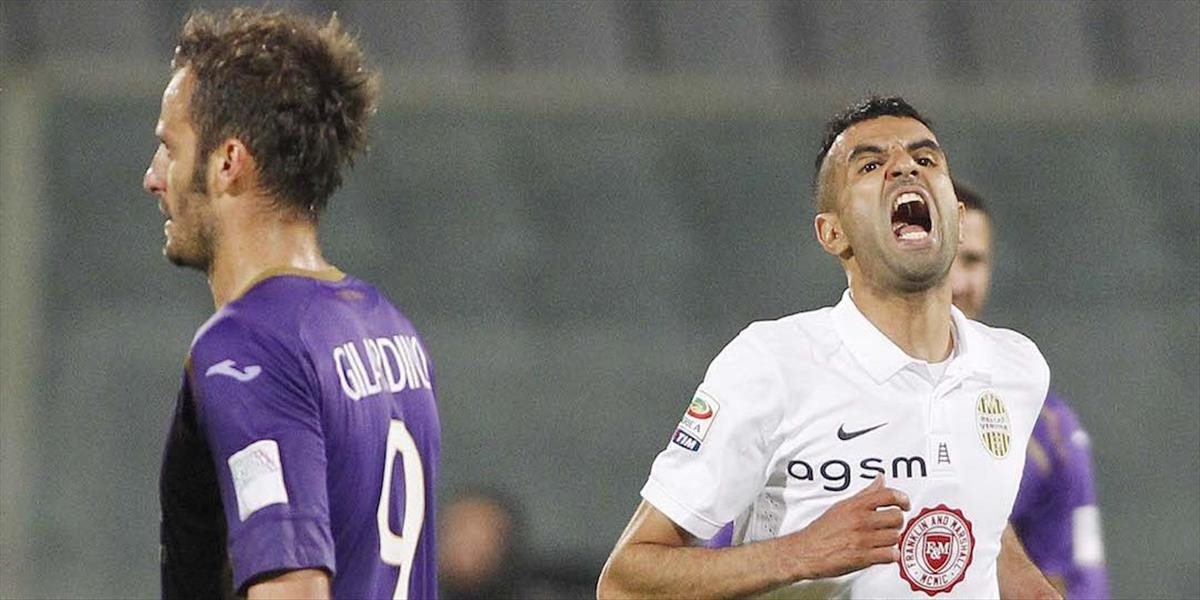 Futbalisti AC Fiorentina prehrali doma s Hellasom Verona 0:1