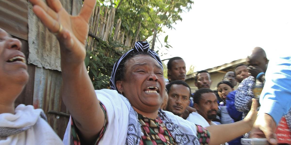 Stovky Etiópčanov protestovali proti zabitiu kresťanov islamistami