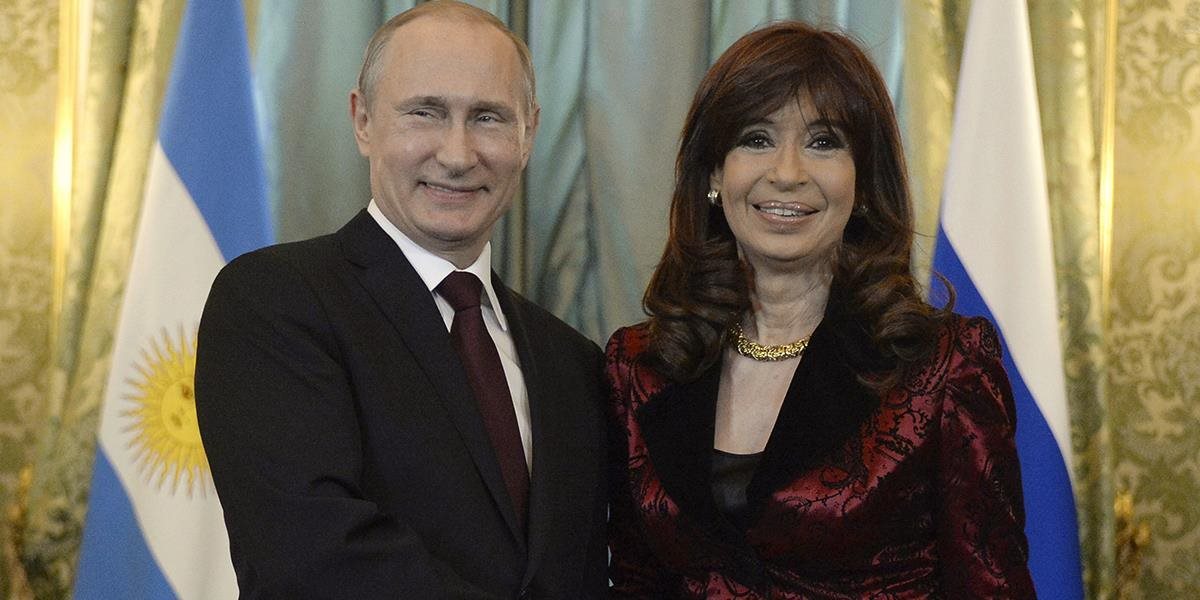 Putin a Fernándezová ohlásili strategické partnerstvo Ruska a Argentíny