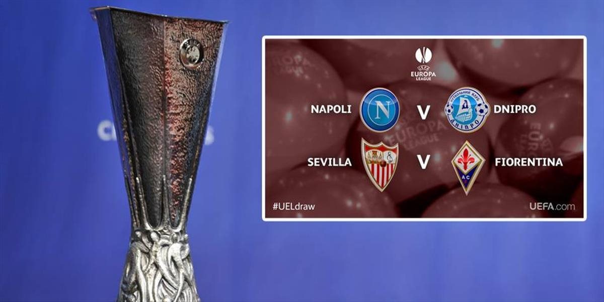 EL: Hamšíkov Neapol v semifinále s Dneprom, Sevilla proti Fiorentine