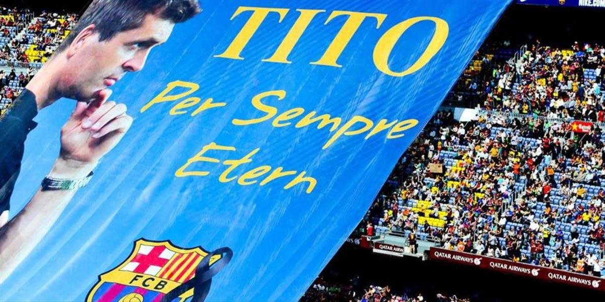 VIDEO Barcelona si uctila prvé výročie úmrtia bývalého trénera Tita Vilanovu