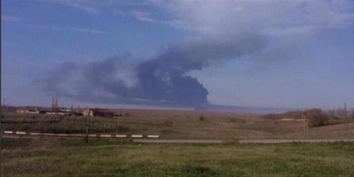 Na vojenskom cvičisku v Rostovskej oblasti vypukol požiar