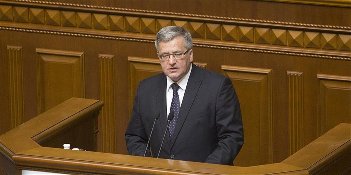 Komorowski: Výzvou pre Ukrajinu nie je ruská agresia, ale reformy