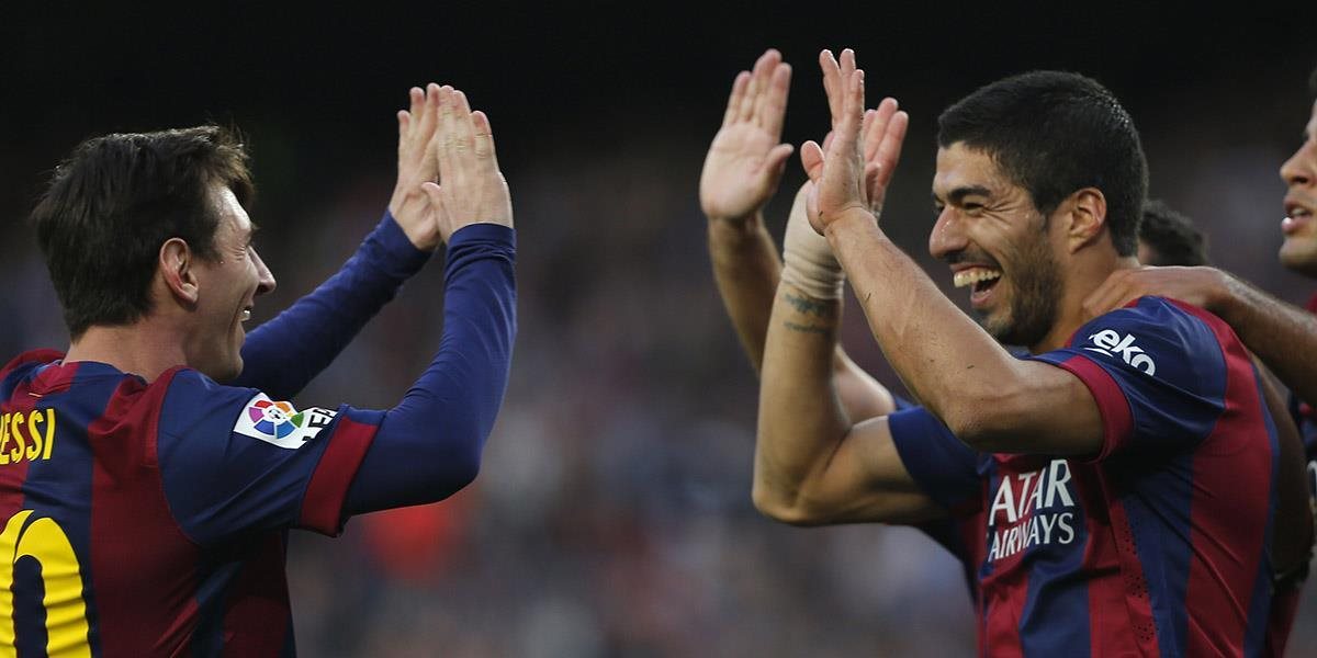 Barcelonský trojzáprah Messi, Neymar, Suárez zlepšil rekord