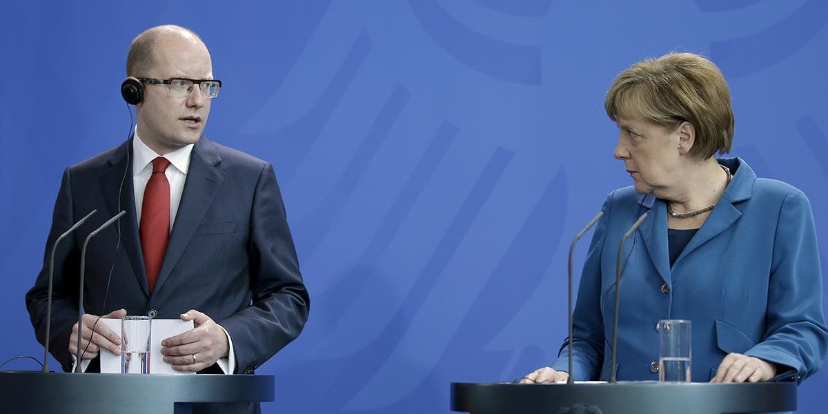 Merkelová a Sobotka sa zhodli na nutnosti zlepšenia dopravy