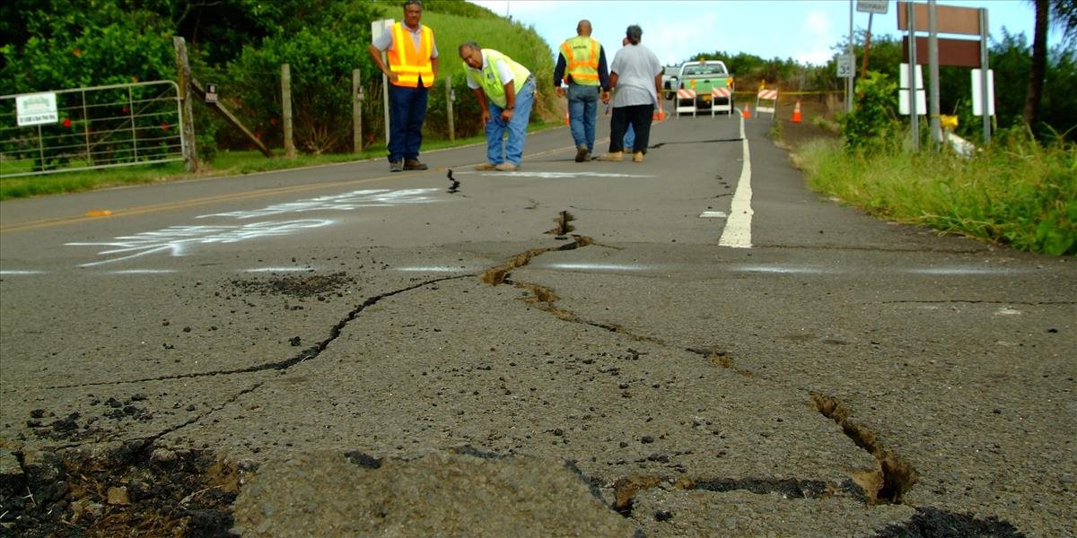 Na havajskom ostrove prišlo k zemetraseniu s magnitúdou 4,5