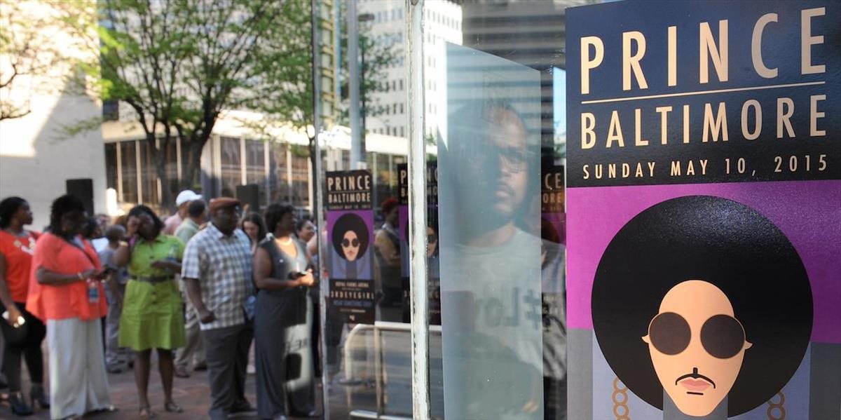 Spevák Prince prvýkrát zaspieval na koncerte svoju skladbu o Baltimore