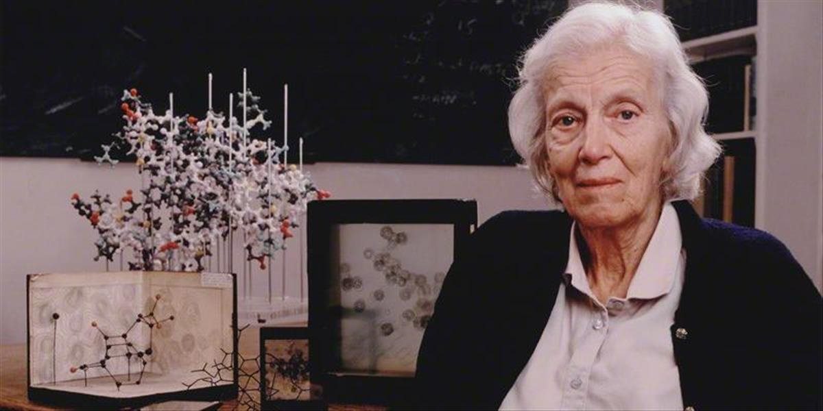 Hodgkinová získala nobelovku za chémiu ako tretia žena na svete