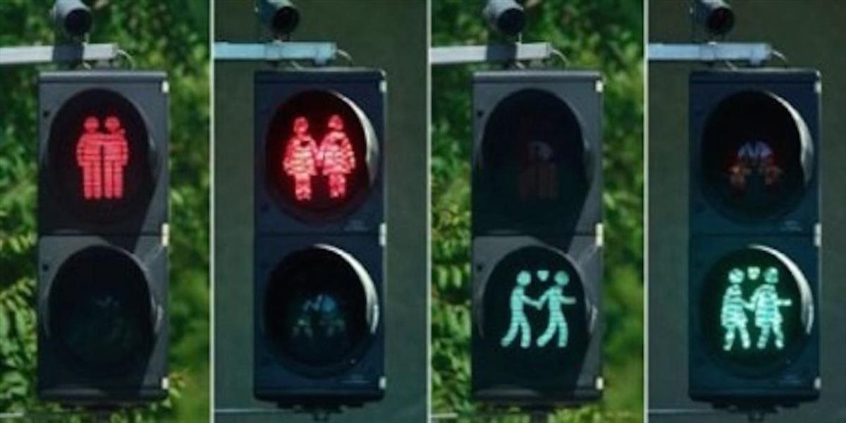 Vo Viedni nainštalovali špeciálne semafóry na podporu tolerancie