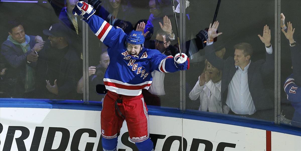 Rarita v NHL: Všetky zápasy Rangers v play-off zatiaľ o gól