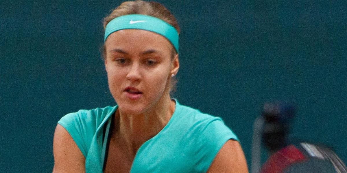 WTA Norimberg: Karolína Schmiedlová prehrala v 1. kole dvojhry