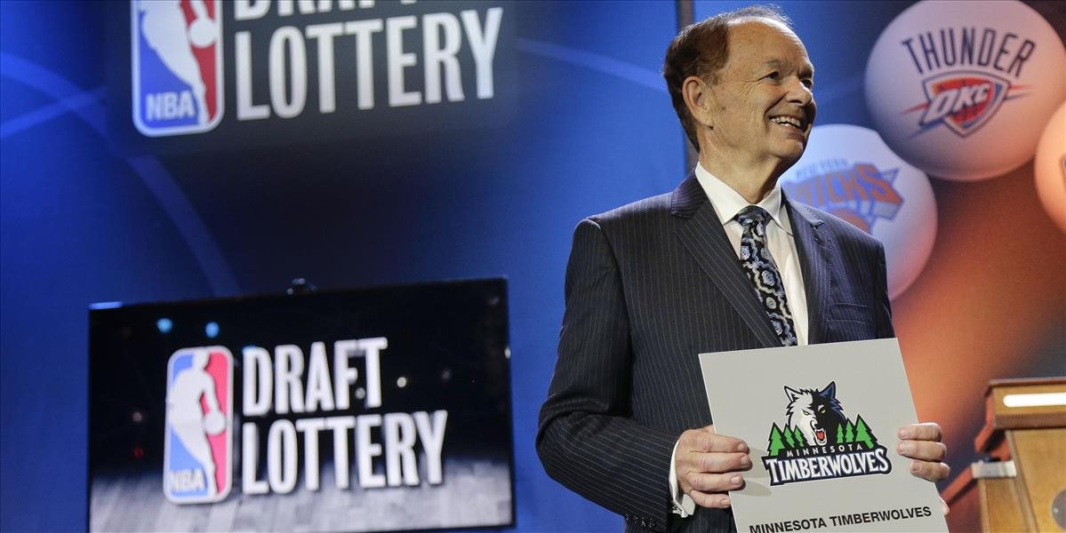 NBA: Na Minnesotu sa usmialo šťastie, stala sa víťazom draftovej lotérie