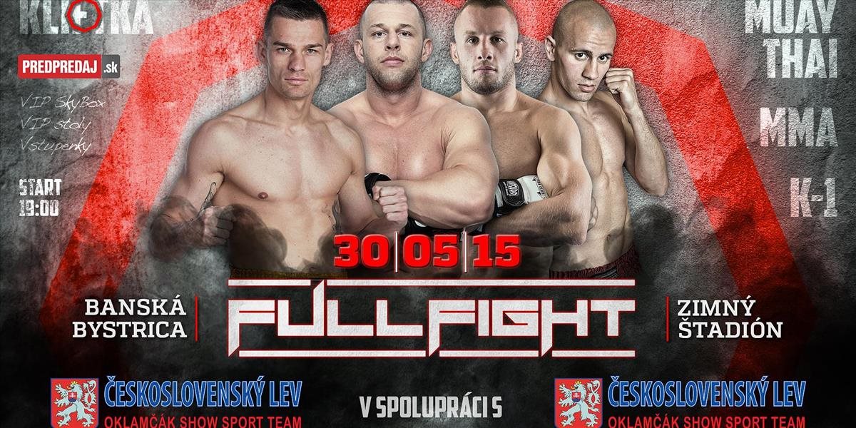 Bystrický Full Fight so súbojom Tomiho Kida Kovácsa s Petrom Batthyánym