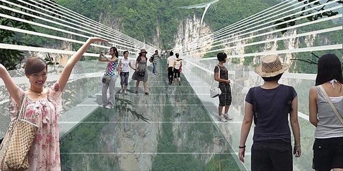 FOTO Toto bude najdlhší a najvyššie položený sklenený most na svete
