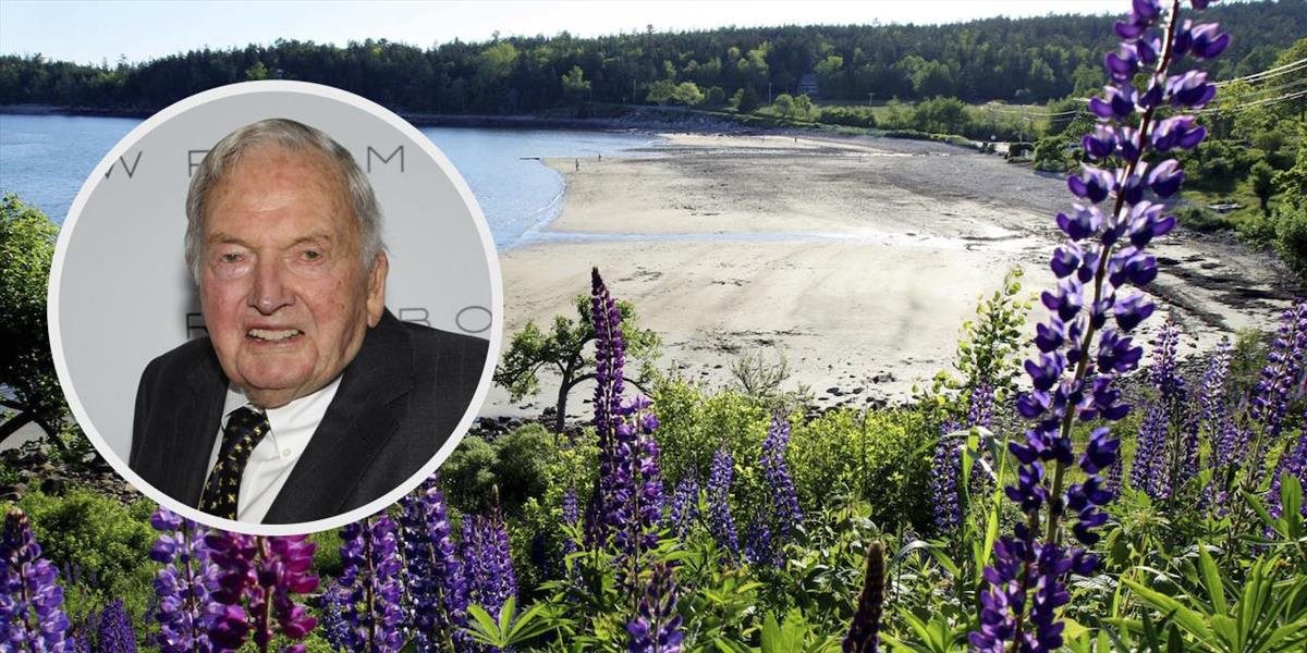Bankár David Rockefeller obdaruje na svoje 100. narodeniny obyvateľov štátu Maine
