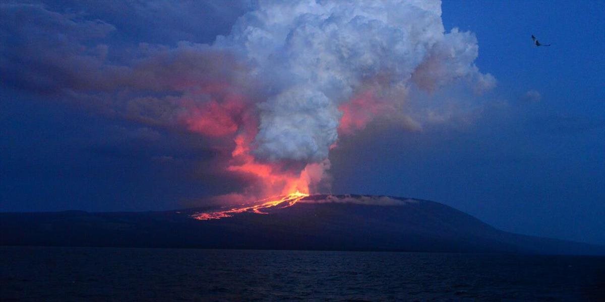Sopka na súostroví Galapágy vybuchla prvýkrát po 30 rokoch