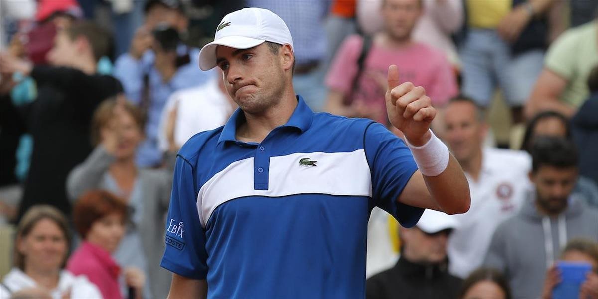 Roland Garros: Isner získal gem štyrmi esami za sebou