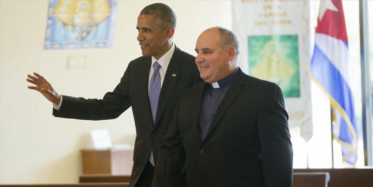 Prezident Barack Obama navštívil v Miami kostol kubánskej komunity