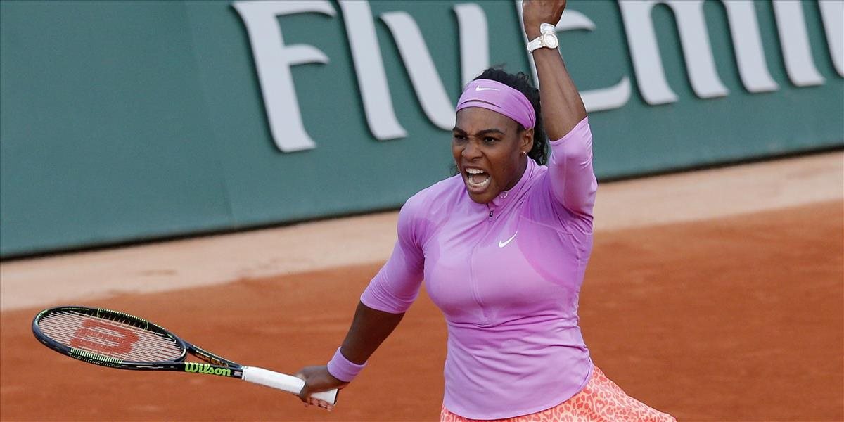 Roland Garros: Serena prekonala legendy, aj v Paríži vyhrala 50 zápasov