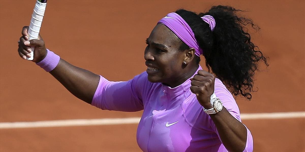 Roland Garros: Serena tesne do štvrťfinále, tento rok v maratónoch 10:0