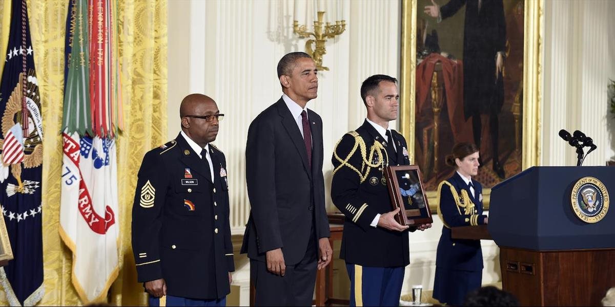 Obama udelil Medailu cti diskriminovaným vojakom prvej svetovej vojny