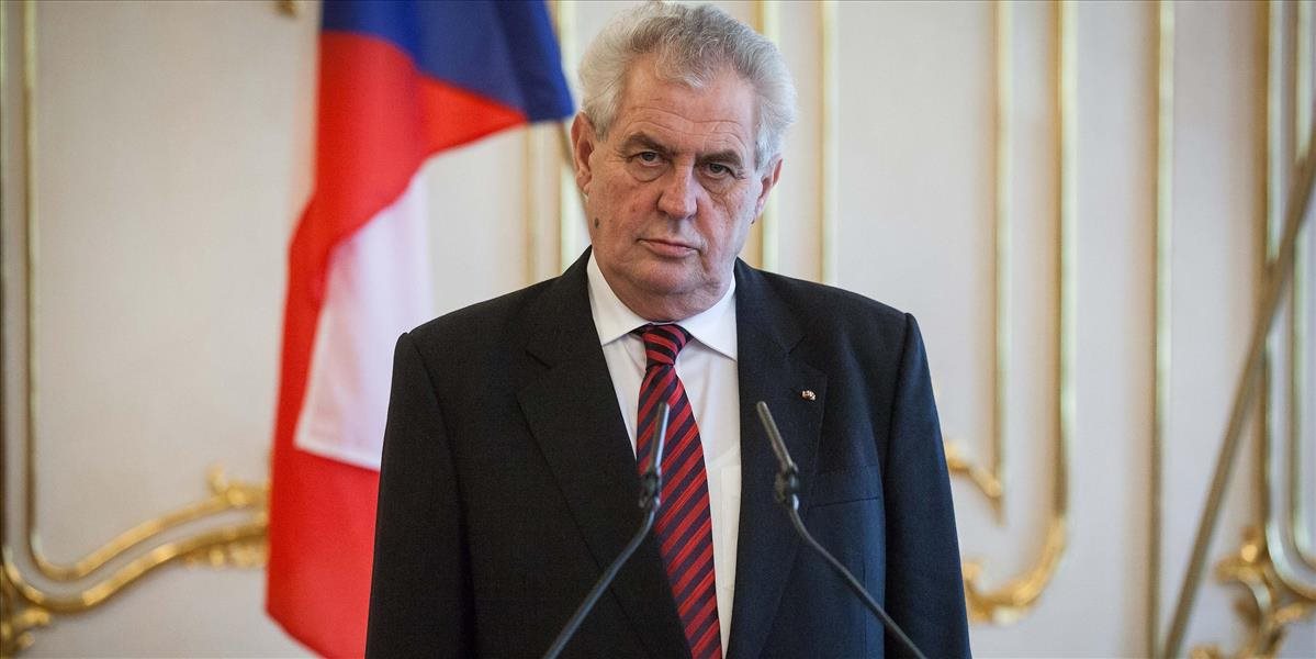 Miloš Zeman odmietol kvóty EÚ na prerozdeľovanie utečencov
