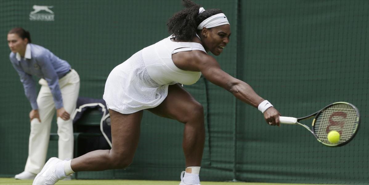 Wimbledon: Päťnásobná londýnska šampiónka Serena jasne do 2. kola