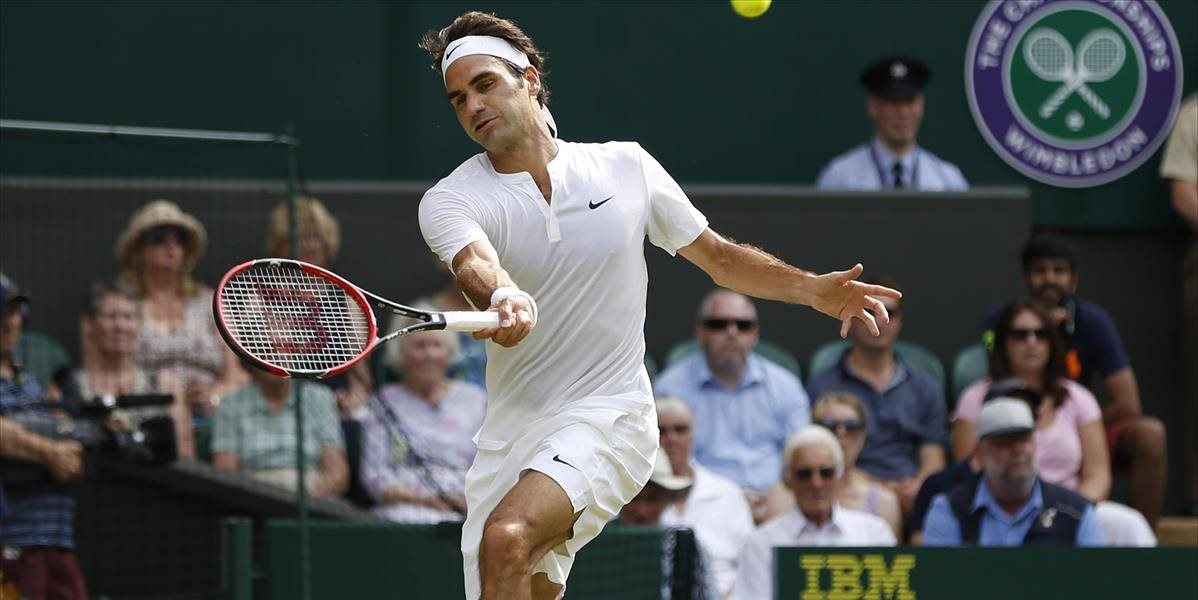 Wimbledon: Sedemnásobný šampión Federer jasne do 3. kola