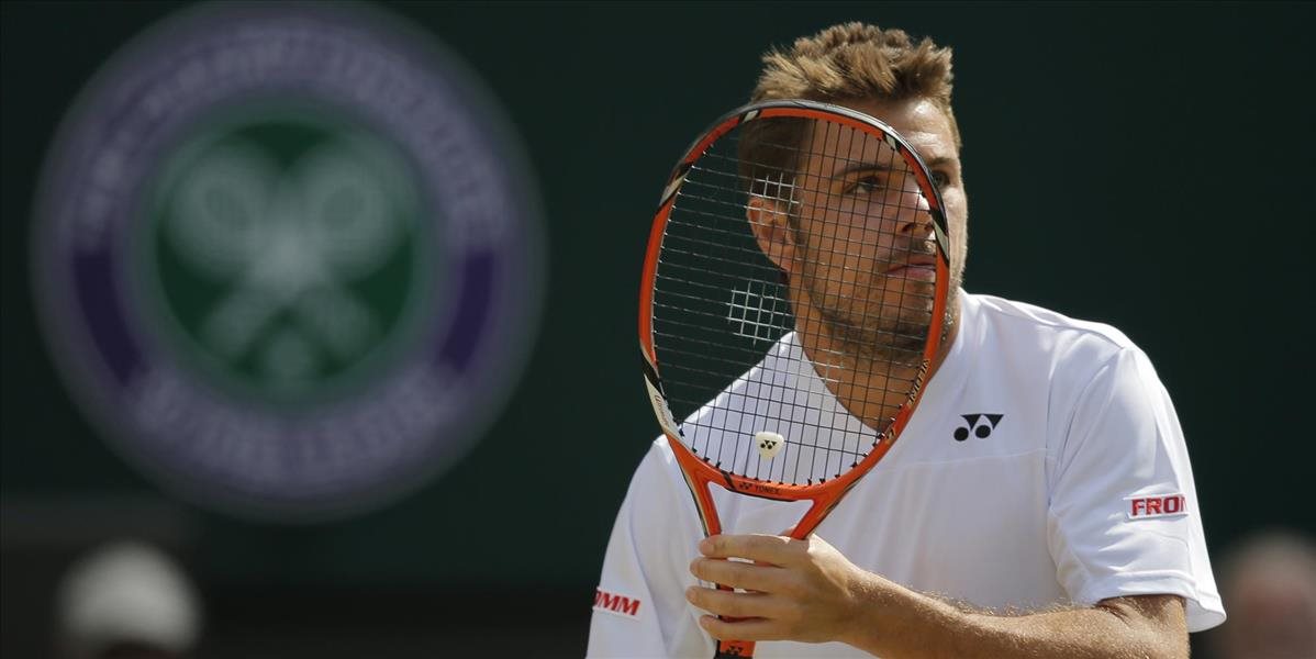 Wimbledon: Wawrinka cez Verdasca do osemfinále dvojhry s Goffinom
