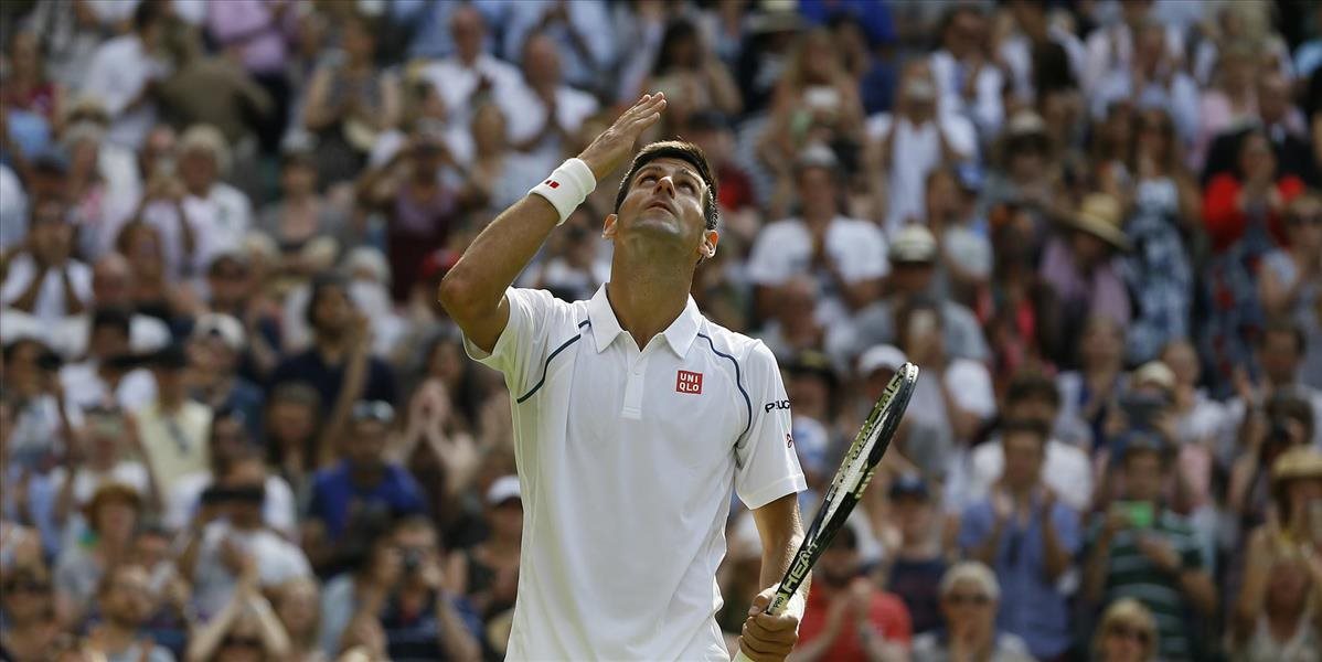 Wimbledon: Djokovič cez Tomica do osemfinále s Andersonom