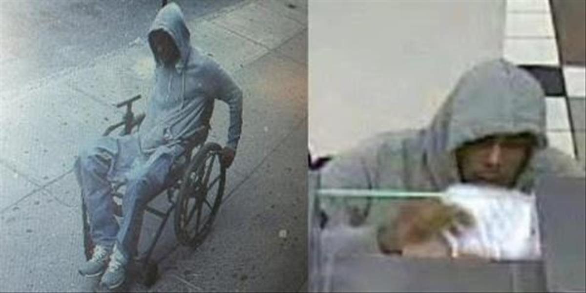 Muž na invalidnom vozíku kradol v newyorskej banke