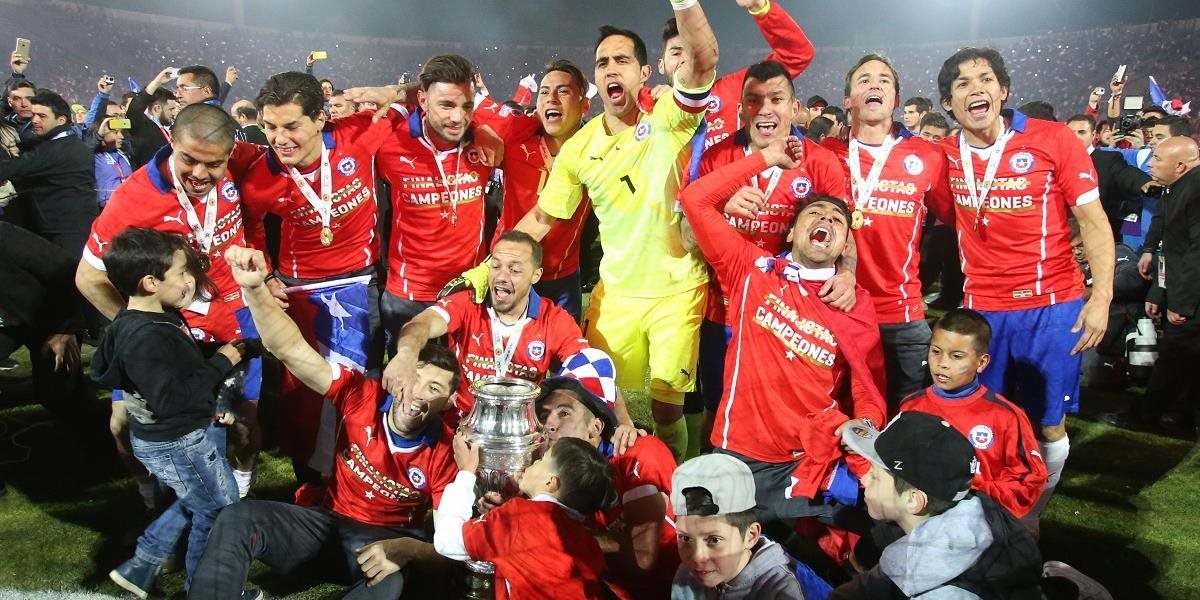 Čile doma oslavuje historický triumf na Copa América
