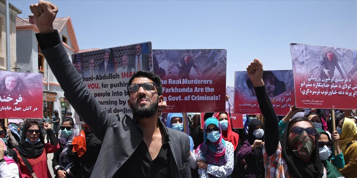 Afganci protestovali proti zmierneniu trestu vrahom zlynčovanej ženy