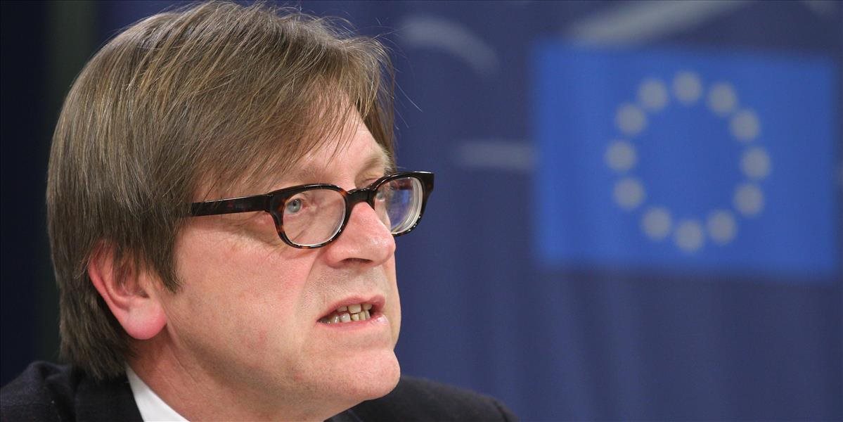 Verhofstadt: Je škandalózne, že Tsipras nechce predstaviť reformy na pôde EP