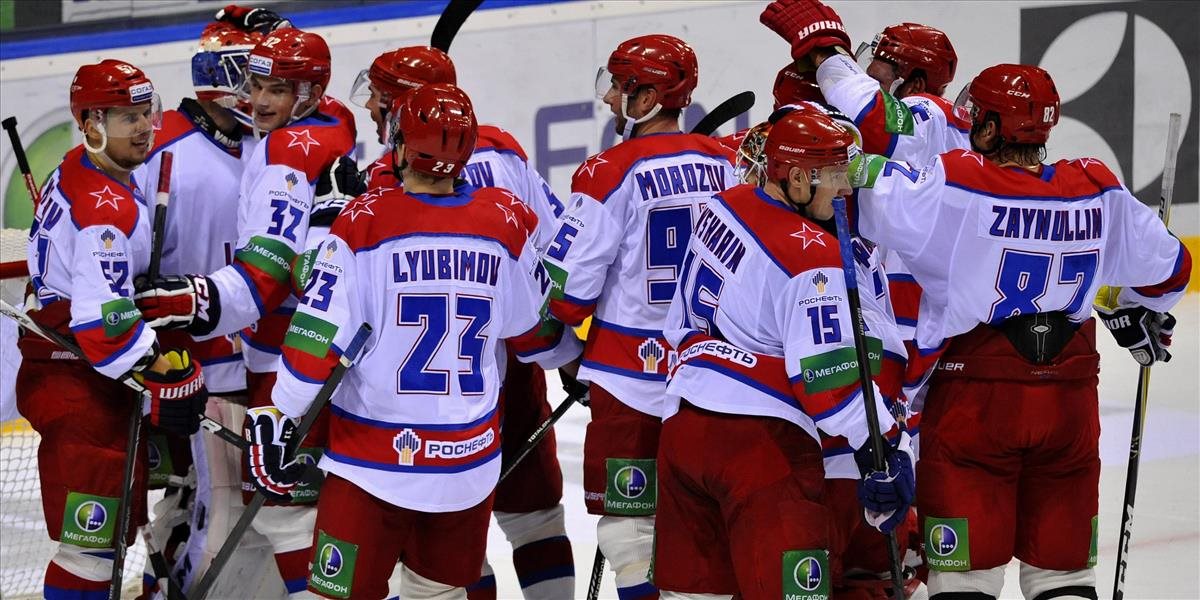V európskom hokeji dominuje CSKA Moskva, Slovan na 80. mieste