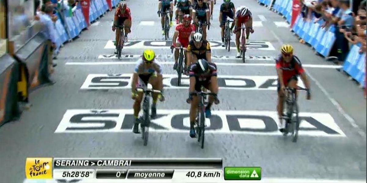 TdF: Sagan v 4. etape na 3. mieste, víťazom Martin