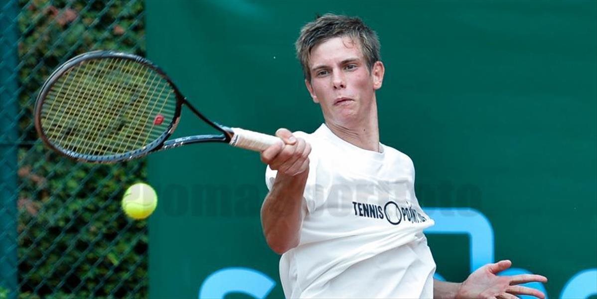Slovenský tenista Horanský začal v Belgicku víťazstvom