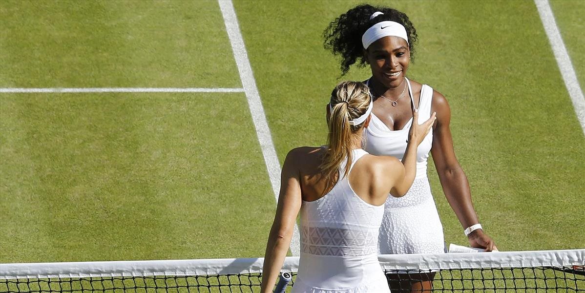 Wimbledon: Serena 17. raz v rade zdolala Šarapovovú