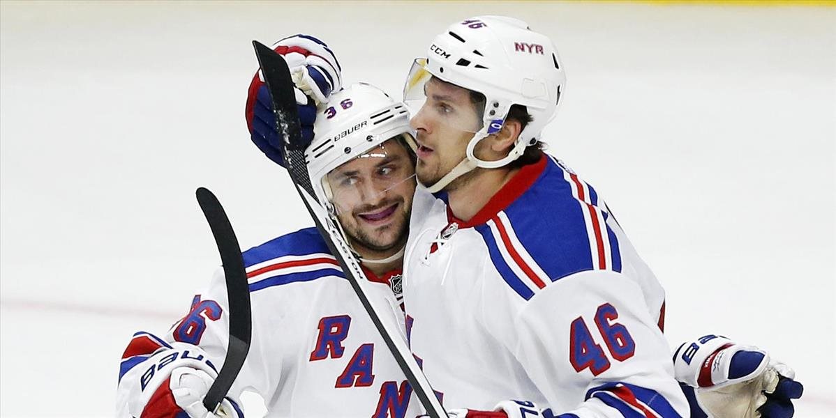 NHL: Hrivík sa dohodol s NY Rangers na novom ročnom kontrakte