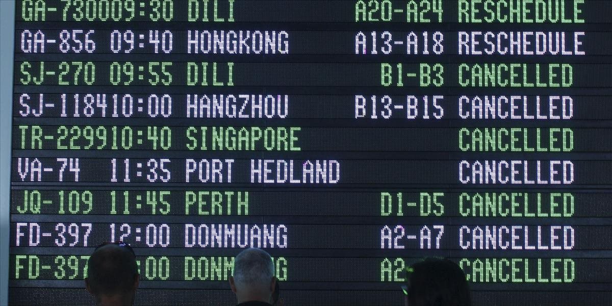 Pre aktivitu sopky je obmedzená letecká preprava v Indonézii