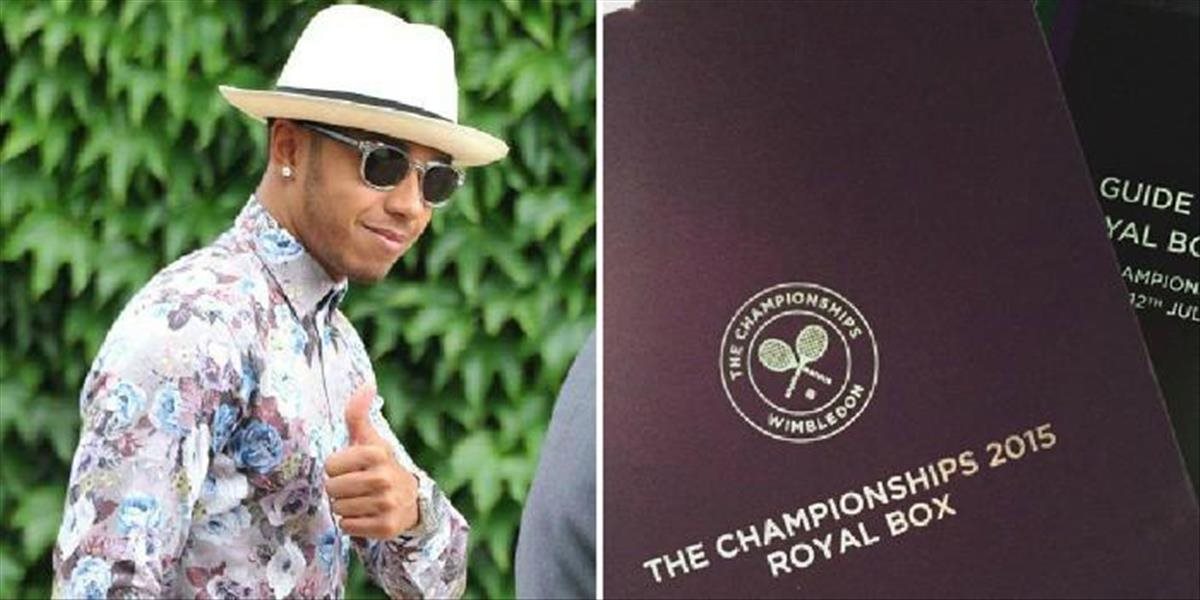 Wimbledon: Lewis Hamilton porušil dress code a prišiel o mužské finále
