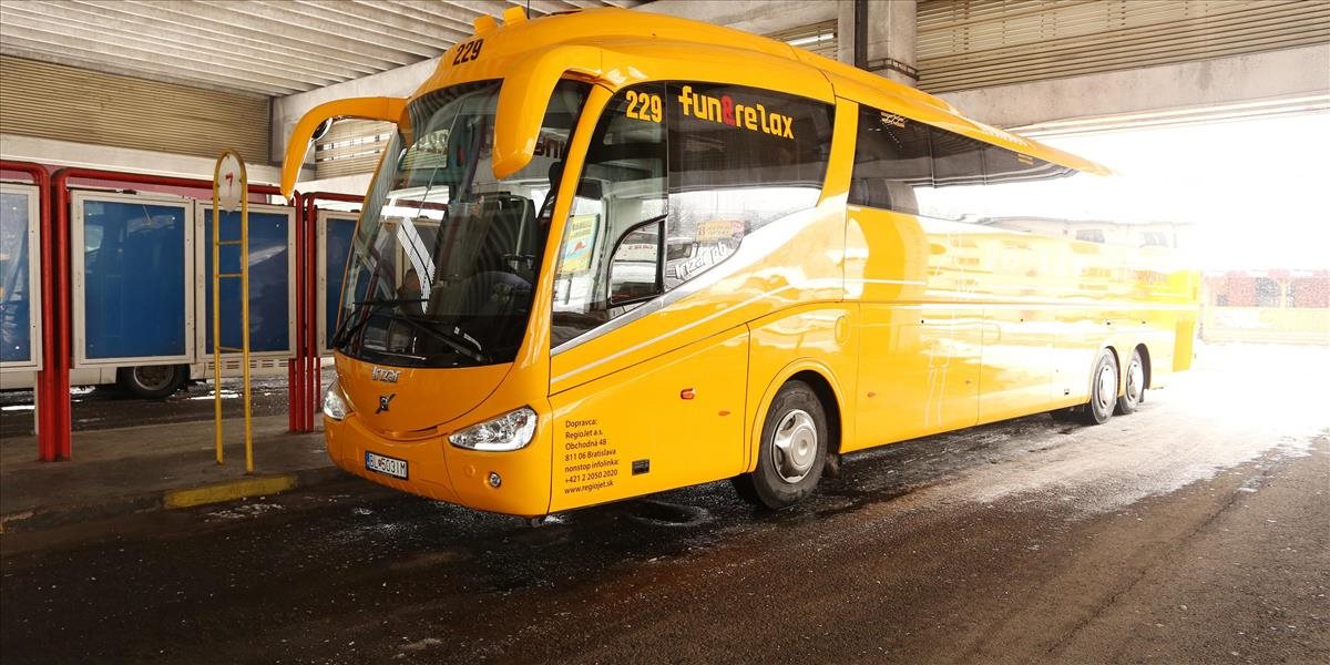 RegioJet pridáva od stredy autobusy na trase z Bratislavy do Nitry