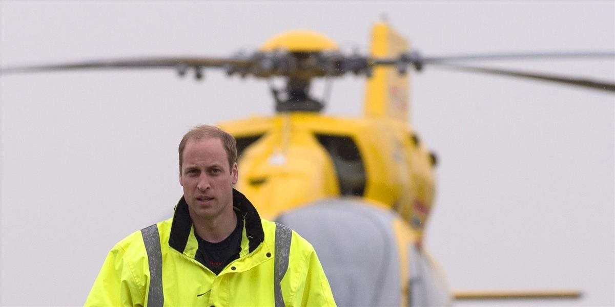 Princ William začal pracovať ako pilot leteckej záchrannej služby