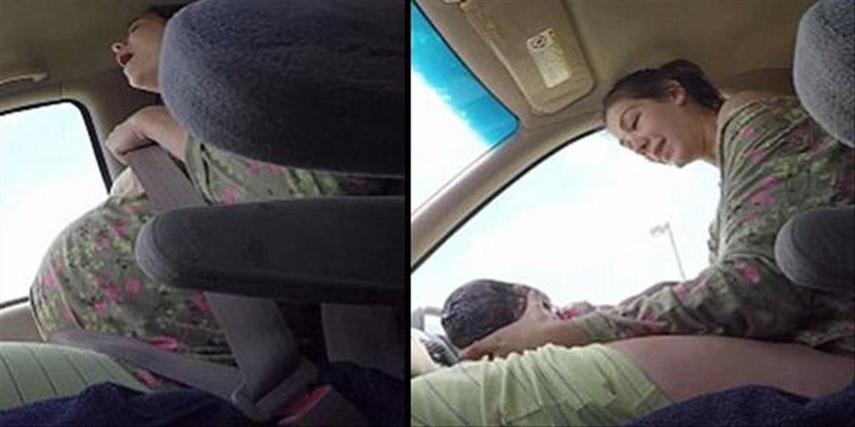 Neuveriteľné VIDEO: Muž zachytil pôrod svojej ženy na prednom sedadle idúceho auta