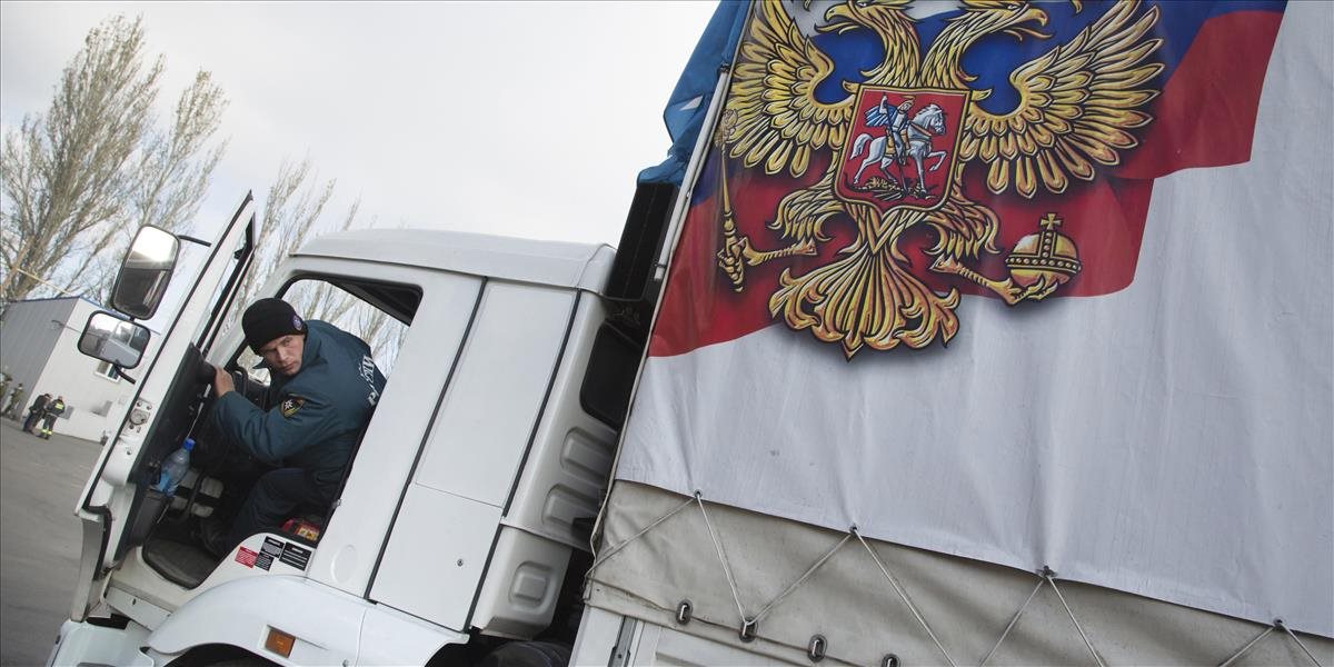 Rusko vypravilo na Ukrajinu ďaší konvoj s humanitárnou pomocou